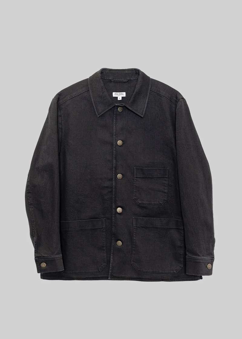 Chores Coat Black Denim